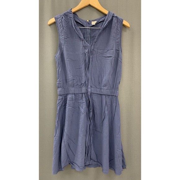 Converse Dresses & Skirts - Converse Pleated Flowy Skater Mini Tank Dress Medium Blue Gray Rayon Athleisure